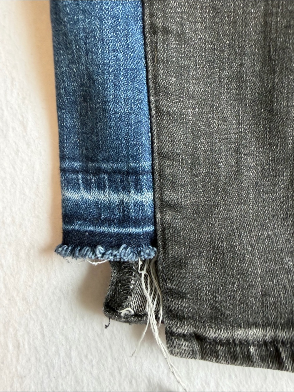 Rag & Bone Nina High Rise Ankle Cigarette Jeans 30 Black Blue Colorblock - Picture 10 of 14